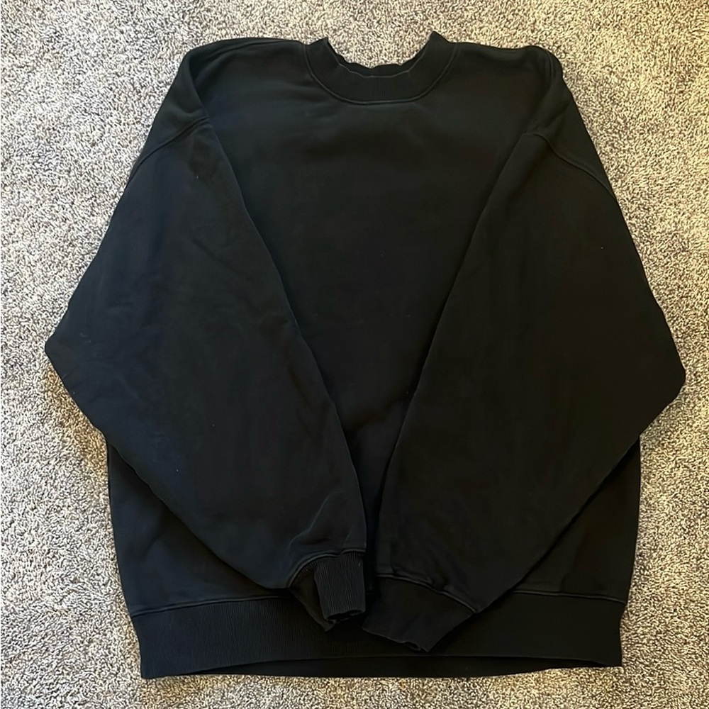 Skims outdoor fleece pullover size small color Onyx